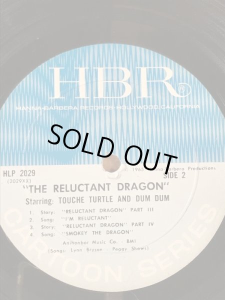 60年代のハンナバーベラの突貫カメ君のビンテージのレコード