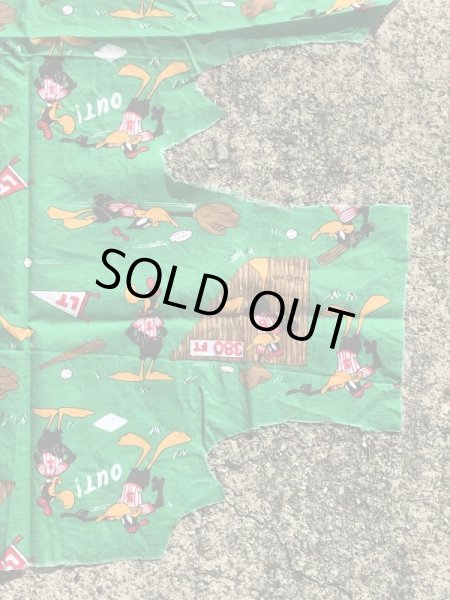 ルーニーテューンズのダフィーダックのビンテージの端切れ生地