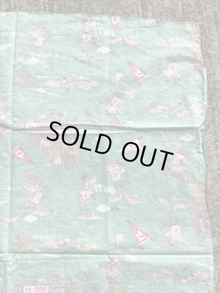 ルーニーテューンズのダフィーダックのビンテージの端切れ生地