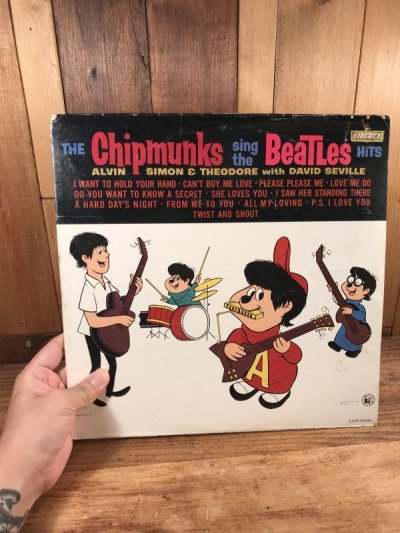 画像3: The Chipmunks Sing The Beatles Hits LP Record　アルビンとチップマンクス　ビンテージ　レコード　ビートルズ　60年代