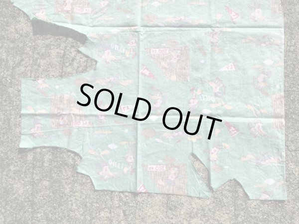 ルーニーテューンズのダフィーダックのビンテージの端切れ生地