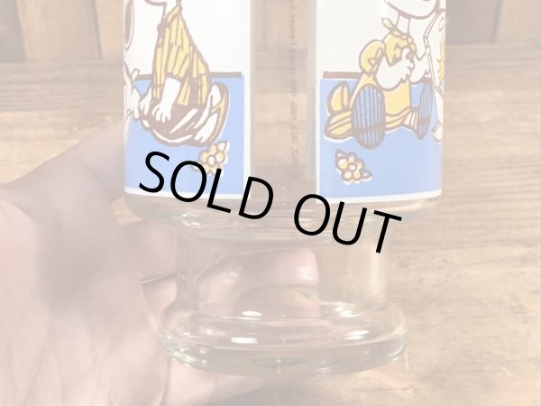 70年代のスヌーピーのヴィンテージのビッググラス