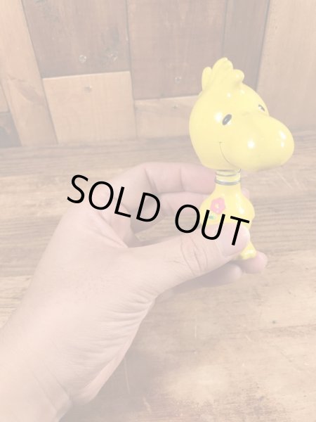 スヌーピーのウッドストックのヴィンテージのおもちゃ