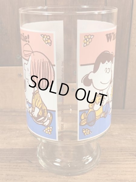 70年代のスヌーピーのヴィンテージのビッググラス