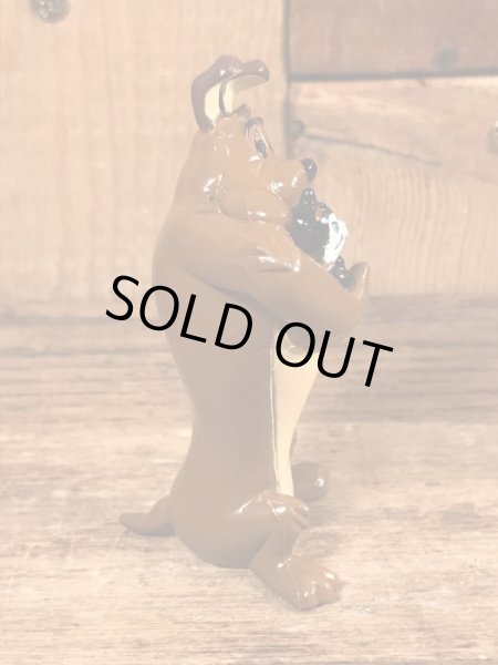 90年代のルーニーテューンズのマークアントニーとプッシーフットのビンテージのPVCフィギュア