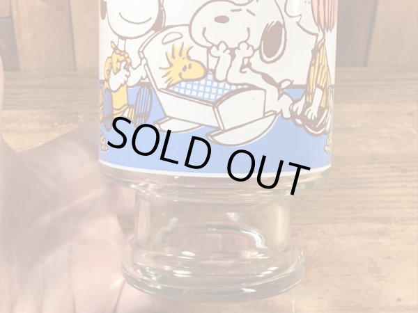 70年代のスヌーピーのヴィンテージのビッググラス
