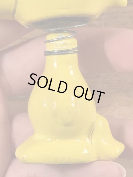 スヌーピーのウッドストックのヴィンテージのおもちゃ