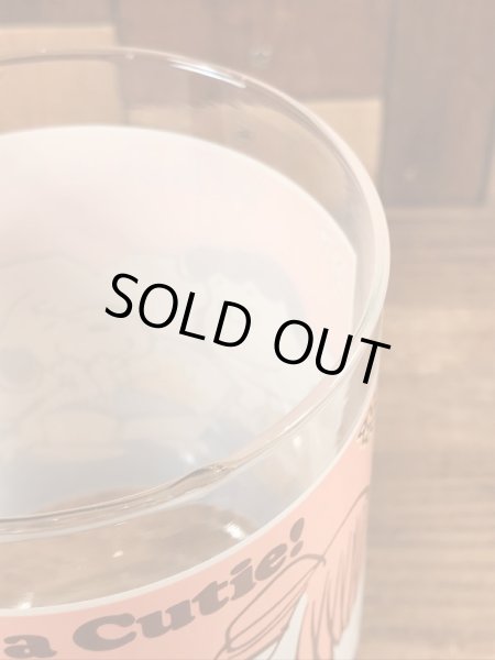 70年代のスヌーピーのヴィンテージのビッググラス