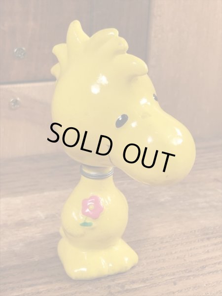 70年代のスヌーピーのウッドストックのビンテージのボビングヘッド