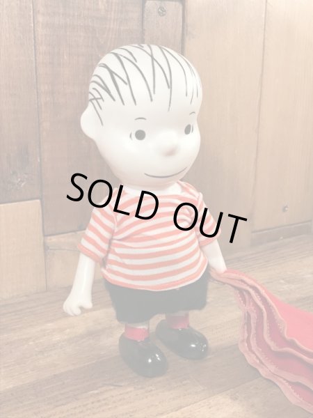 60年代のスヌーピーのライナスのビンテージのポケットドール