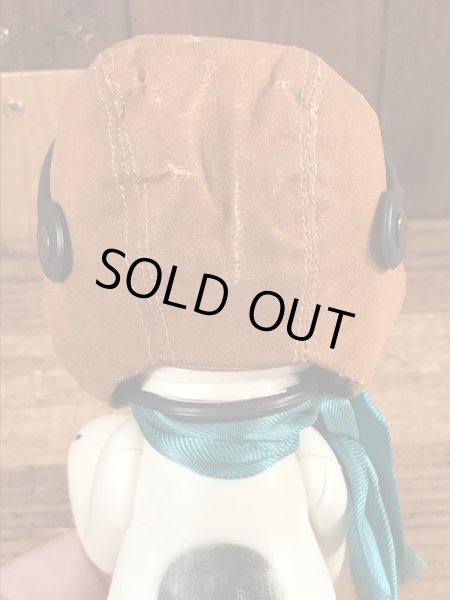 60年代のフライングエースのスヌーピーのビンテージのポケットドール