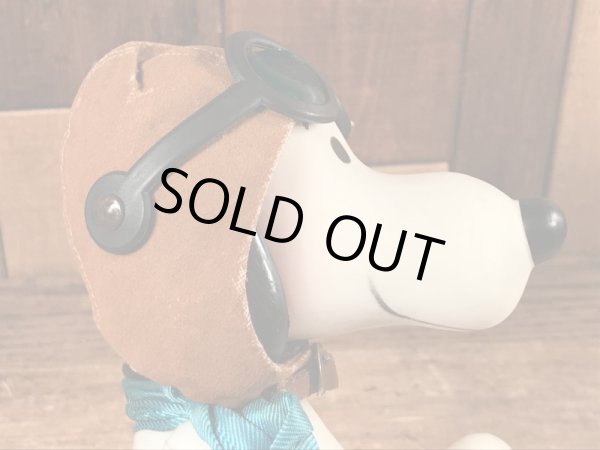 60年代のフライングエースのスヌーピーのビンテージのポケットドール