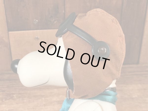 60年代のフライングエースのスヌーピーのビンテージのポケットドール