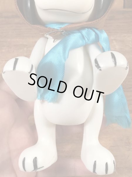 60年代のフライングエースのスヌーピーのヴィンテージのポケットドール