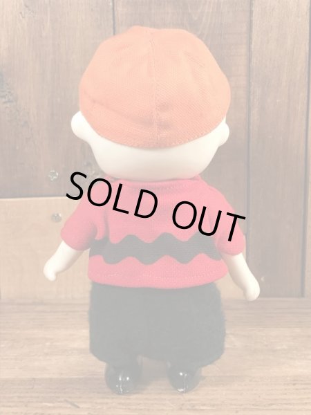 60年代のスヌーピーのチャーリーブラウンのヴィンテージのポケットドール