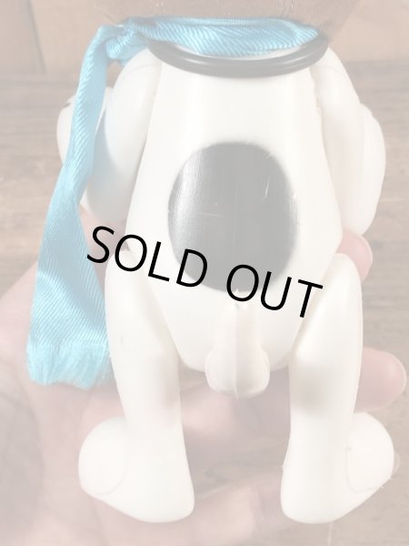 60年代のフライングエースのスヌーピーのヴィンテージのポケットドール