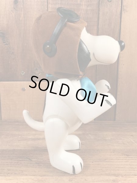 フライングエースのスヌーピーのビンテージのトイ