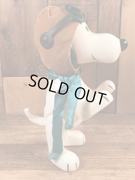 60年代のフライングエースのスヌーピーのビンテージのポケットドール