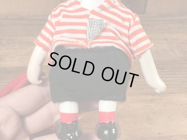 60年代のスヌーピーのライナスのビンテージのポケットドール