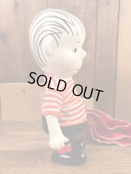 60年代のスヌーピーのライナスのビンテージのポケットドール