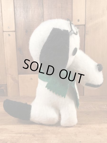 60~70年代のフライングエースのスヌーピーのビンテージのぬいぐるみ