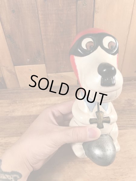 レッドバロンのスヌーピーのヴィンテージのトイ