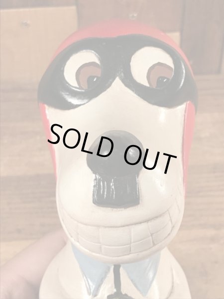 60~70年代のレッドバロンのスヌーピーのビンテージの置物