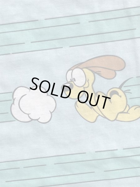 90年代のガーフィールドのビンテージのフラットシーツ