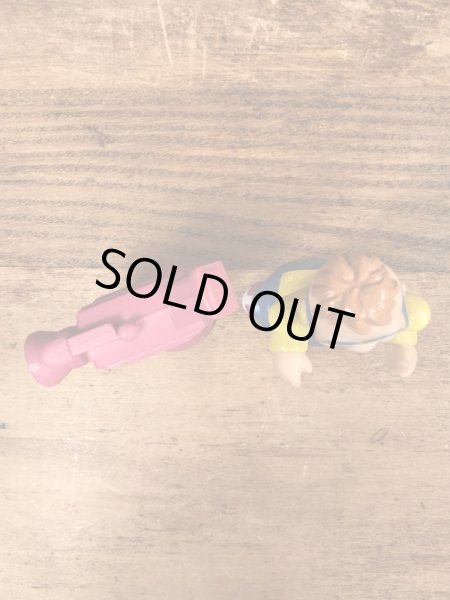 90年代のアルビンとチップマンクスのビンテージのハッピーミールトイ