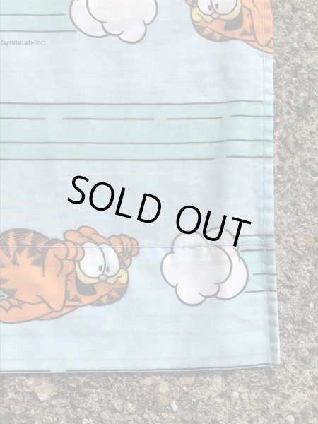 90年代のガーフィールドのビンテージのフラットシーツ