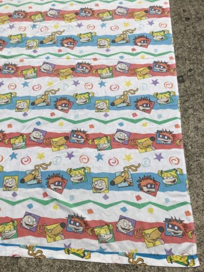 画像2: Nickelodeon Rugrats Flat Sheet　ラグラッツ　ビンテージ　フラットシーツ　ニコロデオン　90年代