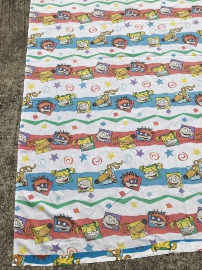 画像1: Nickelodeon Rugrats Flat Sheet　ラグラッツ　ビンテージ　フラットシーツ　ニコロデオン　90年代