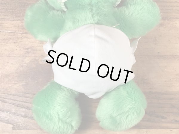 80年代のセサミストリートのオスカーのヴィンテージのぬいぐるみ