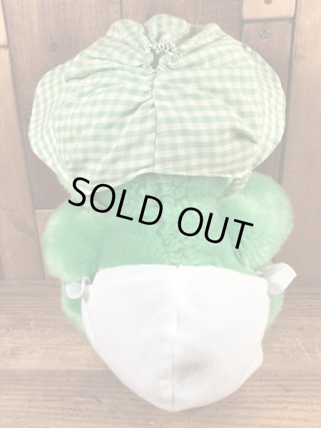 80年代のセサミストリートのオスカーのヴィンテージのぬいぐるみ