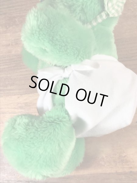 80年代のセサミストリートのオスカーのヴィンテージのぬいぐるみ