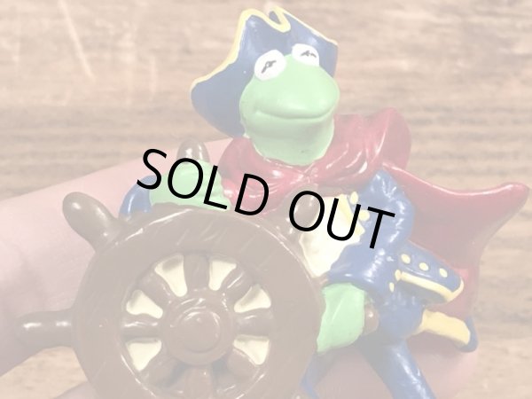 80~90年代のマペットショウのカーミットのビンテージのPVCフィギュア