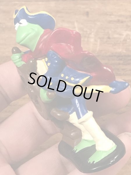 80~90年代のマペットショウのカーミットのビンテージのPVCフィギュア