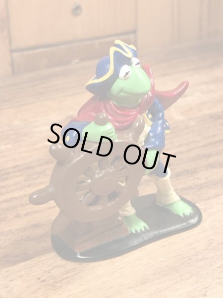 80~90年代のマペットショウのカーミットのビンテージのPVCフィギュア