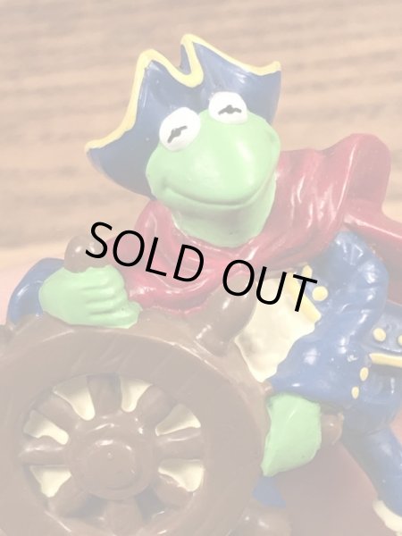 80~90年代のマペットショウのカーミットのビンテージのPVCフィギュア