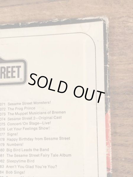 70年代のセサミストリートのヴィンテージのレコード