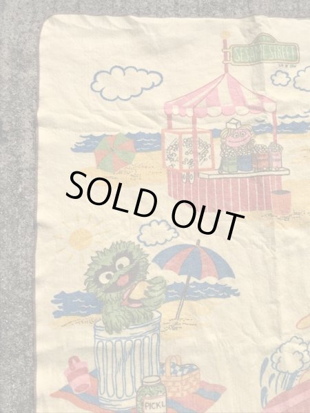 70年代のセサミストリートのヴィンテージのブランケット