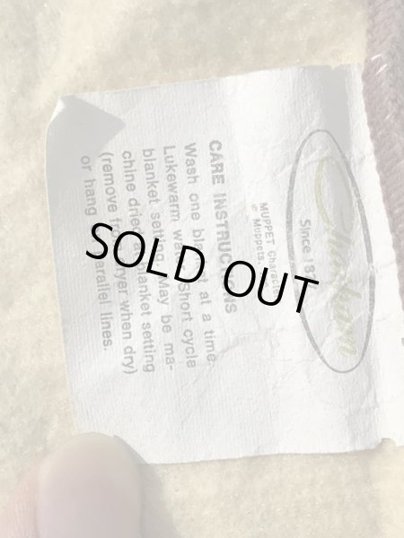 70年代のセサミストリートのヴィンテージのブランケット