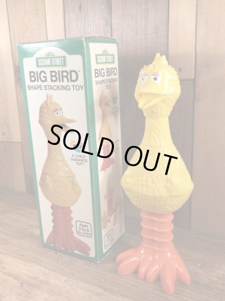 セサミストリートのビッグバードのヴィンテージのおもちゃ