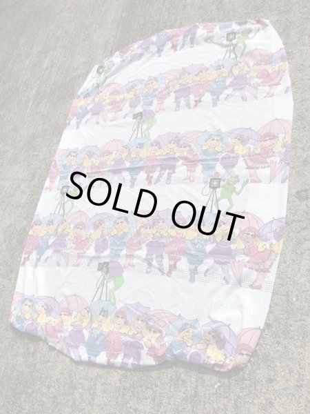 80年代のマペットショウのカーミットとミスピギーのビンテージのボックスシーツ