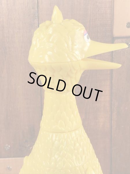 70年代のセサミストリートのビッグバードのビンテージのシャープスタッキングトイ