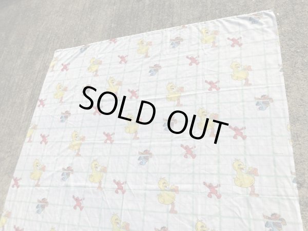 90年代のセサミストリートのビンテージのフラットシーツ