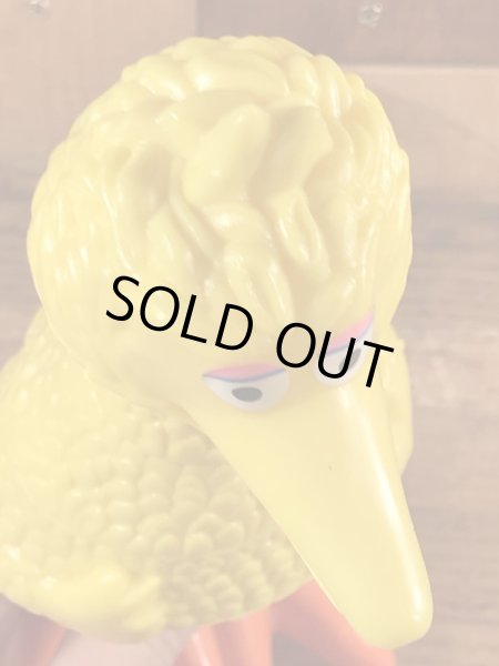 70年代のセサミストリートのビッグバードのビンテージのシャープスタッキングトイ