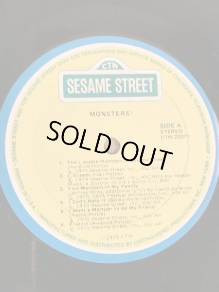 70年代のセサミストリートのヴィンテージのレコード