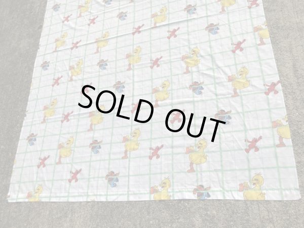 90年代のセサミストリートのビンテージのフラットシーツ