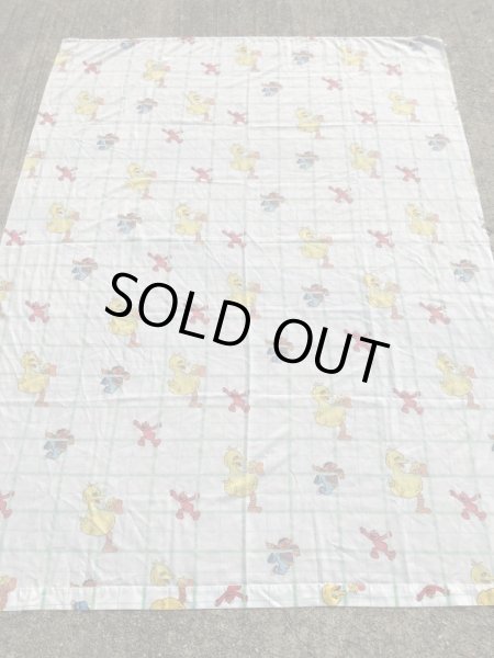 90年代のセサミストリートのビンテージのフラットシーツ